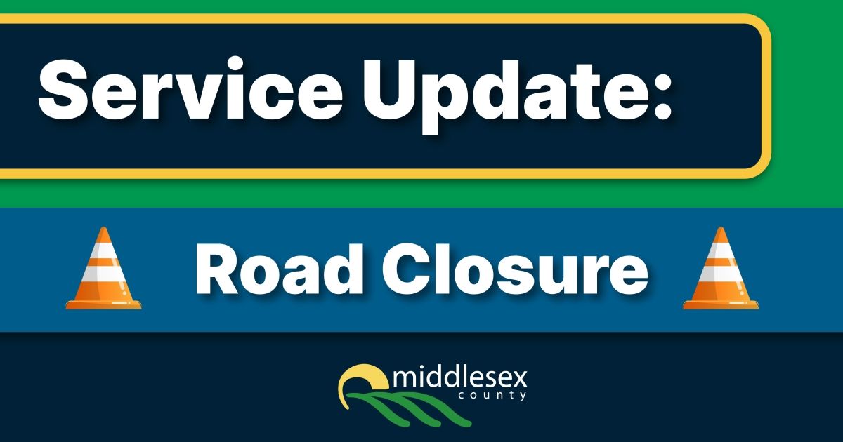 Road Closure Victoria Street Middlesex County